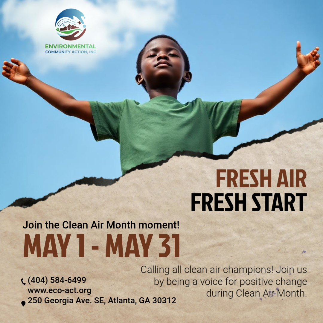 Clean air month celebration template